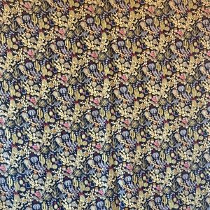 Nicole Miller Floral Pattern Scarf - Black, Pink, Yellow